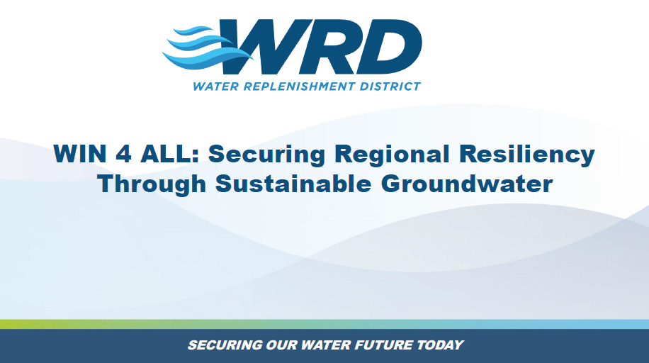WIN 4 ALL: Securing Regional Resiliency Through Sustainable Groundwater